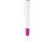 Ручка шариковая Inoxcrom модель Maximus белая/фиолетовая