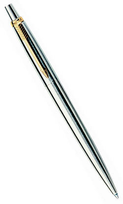 Шариковая ручка Parker Jotter Steel K691, цвет: St. Steel GT