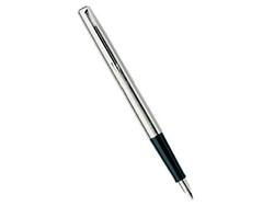 Перьевая ручка Parker Jotter Steel F61, цвет: Steel, перо: M