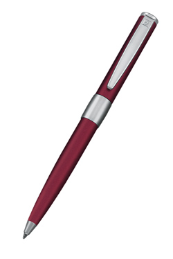 Шариковая ручка IMAGE SENATOR, красная с хромом, цвет чернил синий