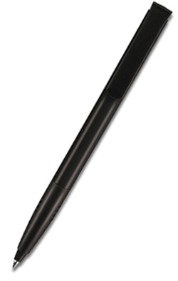 Шариковая ручка SUPER-SOFT SENATOR, черная/черная, цвет чернил черный
