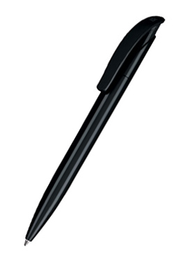 Шариковая ручка СHALLENGER BASIC SENATOR черный корпус черный клип, цвет чернил черный