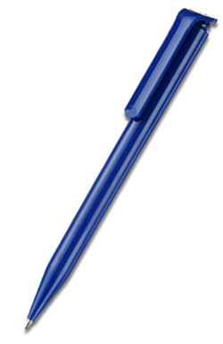 Шариковая ручка SUPER-HIT SENATOR, темно-синяя с темно-синим клипом