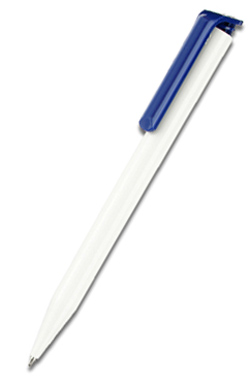 Шариковая ручка SUPER-HIT SENATOR, белая с синим