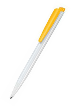 Шариковая ручка DART BASIC SENATOR бело-желтая