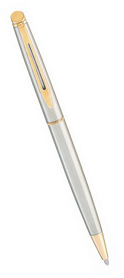 Шариковая ручка Waterman Hemisphere, цвет: GT, стержень: Fblk (22010)
