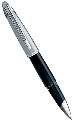 Ручка-роллер Waterman Edson, цвет: Diamond Black, стержень: Fblack