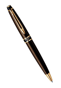 Шариковая ручка Waterman Expert Smart , цвет: Brown GT, стержень: Mblue