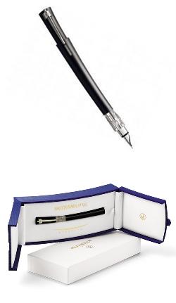 Перьевая ручка Waterman Serenite, цвет: Grey, перо: M, перо: золото 18К c родиевым покрытием